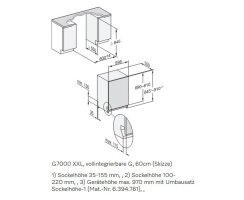 Miele G 5856 SCVi XXL Active Plus Geschirrspüler vollintegriert - 60 cm