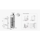 Samsung Einbau Kühl-/Gefrierkombination, 194/54 cm, 297 l, mit Metal Cooling, Twin Cooling Plus und AI Energy Mode, weiß, EEK: E, BRB80F3GAEF0EF