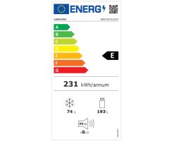 Samsung Einbau Kühl-/Gefrierkombination, 177/54 cm, 267 l, mit AI Energy Mode, weiß, EEK: E, BRB70F26CEF0EF