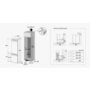 Samsung Einbau Kühl-/Gefrierkombination, 177/54 cm, 267 l, mit AI Energy Mode, weiß, EEK: E, BRB70F26CEF0EF