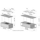 berbel Deckenlifthaube Skyline Frame BIH 100 SKF permalyt 1050581 aus schwarzem Glas inkl. 7-Jahre-Garantie