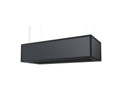 berbel Deckenlifthaube Skyline Frame BIH 160 SKF permalyt 1050584 aus schwarzem Glas mit Regal inkl. 7-Jahre Garantie
