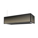 berbel Deckenlifthaube Skyline Frame BIH 160 SKF permalyt 1050584 aus schwarzem Glas mit Regal inkl. 7-Jahre Garantie