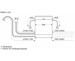 Neff S175HTX04E - N 50, Geschirrspüler vollintegrierbar, 60 cm, VarioScharnier ---> sofort lieferbar