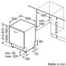 Neff S175HTX04E - N 50, Geschirrspüler vollintegrierbar, 60 cm, VarioScharnier ---> sofort lieferbar