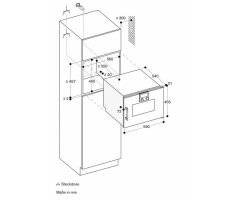 GAGGENAU Dampfgarofen Serie 200 - BSP221101 - 60 x 45 cm - Türanschlag: links - Anthrazit  --> sofort verfügbar
