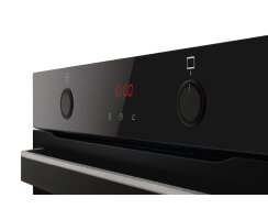 Häfele Pyrolyse-Einbaubackofen Assedo BP55ABi6a, All Black Design, Garraumvolumen: 77 Liter, 535.62.610
