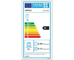 Häfele Dampf-Einbaubackofen Assedo BFS57ABi6a, All Black Design, Garraumvolumen: 77 Liter, 535.62.620