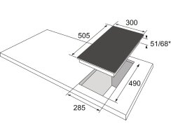 Häfele Autarkes Induktionskochfeld Assedo CIT12X3a,...