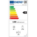 Häfele Einbau-Kühl-Gefrierkombination Assedo RIB57S178dNa, Höhe 178 cm, Breite 56 cm, Kühlen: 170 l, Gefrieren: 67 l, 535.12.510