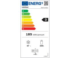Häfele Einbau-Kühl-Gefrierkombination Assedo RIB57S194dNa, Höhe 194 cm, Breite 56 cm, Nutzinhalt total 267 l, 535.12.500