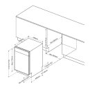 Häfele Einbau-Geschirrspüler Assedo DIS13S45a, für Korpusbreite: 450 mm, 535.22.540