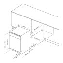 Häfele Einbau-Geschirrspüler Assedo DIS56ScL6a, für Korpusbreite: 600 mm, BLDC, 535.22.521