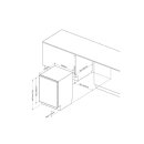 Häfele Einbau-Geschirrspüler Assedo DIX57FcL6a, für Korpusbreite: 600 mm, XXL Bauhöhe, BLDC Motor, 535.22.511