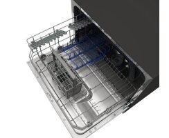 Häfele Einbau-Geschirrspüler Assedo DIM12D6a, für Korpusbreite: 600 mm, lichte Korpushöhe: 458 mm, 535.22.551