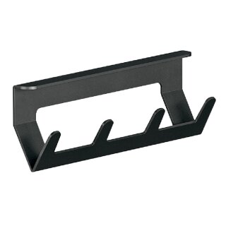 Häfele Ablage mit Haken, Relingsystem Aluminium/Stahl, 522.99.345