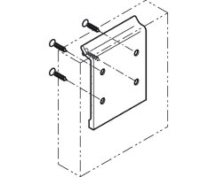 Häfele Einhängeplatte, für Korpusse und Platten, für Wandsystem Labos, 814.21.970