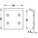 Häfele Einhängeplatte, für Korpusse und Platten, für Wandsystem Labos, 814.21.970