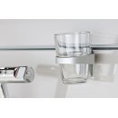 Häfele Glas, für Glashalter, für Wandsystem, Labos, 814.21.966
