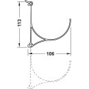 Häfele Flaschenhalter, für Wandsystem Labos, 814.21.941