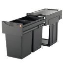 Doppel-Abfallsammler, 2 x 15 Liter, Hailo Tandem, 502.70.452