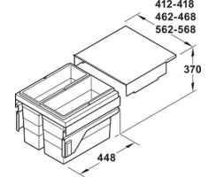 Abfallsammler, Hailo Cargo, 502.58.334