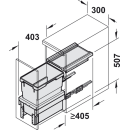 Abfallsammler, Hailo Cargo Synchro, 502.58.501