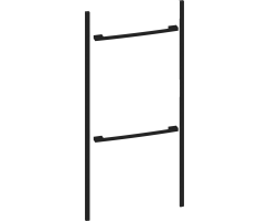 Neff Flex Design Kit Z912ADY0, Seamless Combination, 120 cm, Deep black