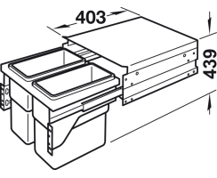 Abfallsammler, Hailo Euro Cargo-S 3610, 502.73.904