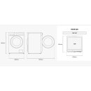 Samsung Waschmaschine WW5000C, mit EcoBubble™, 9 kg, EEK: A (-10%), WW9ECGC04AAEEG