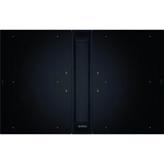 BORA Professional 3.0 Pro, PKAS3FIABR, inkl. 7 Jahre Garantie, Rough (Matt) Set, Flächeninduktion All Black (1x PKAS3AB, 2x PKFI3ABR, 1x EFBV90, 1x EFS375, 1x EFV)