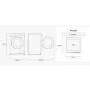 Samsung Waschmaschine WW5100D mit SuperSpeed 39, AI Ecobubble, EEK: A (-10%), WW90DG5G34AEEG