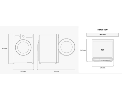 Samsung Waschmaschine WW3000FM mit Hygiene-Dampfprogramm, EEK: A, WW90FG3M05TWEG