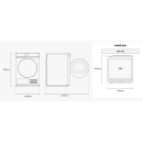 Samsung BESPOKE AI Trockner DV8400D mit Klartext-Display, 9 kg, EEK: A, DV90DB8845GHU2