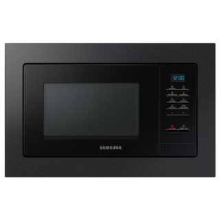 Samsung Einbau-Mikrowelle mit Grill, Schwarz, 20 l, MG20A7013CB/EG