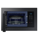Samsung Einbau-Mikrowelle mit Grill, Schwarz, 20 l, MG20A7013CB/EG