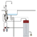 Quooker Flex Square PRO3 Kupfer Rosé *7 Jahre Garantie* FXSRCO PRO3