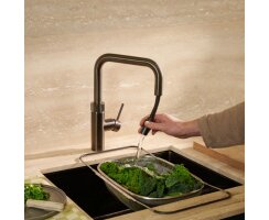 Quooker Flex Square COMBI Gunmetal *7 Jahre Garantie* FXSGME COMBI