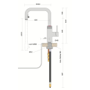 Quooker Flex Square COMBI+ Kupfer Rosé *7 Jahre Garantie* FXSRCO COMBI+