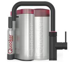 Quooker Flex Square COMBI+ CUBE schwarz *7 Jahre Garantie & CUBE Filter Starter Paket* FXSBLK COMBI+ CUBE2