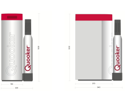 Quooker Flex Square COMBI+ CUBE schwarz *7 Jahre Garantie & CUBE Filter Starter Paket* FXSBLK COMBI+ CUBE2