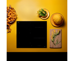 falmec 4 Zonen Induktionskochfeld mit Fernbedienung, 58 cm, Glas schwarz, 102829