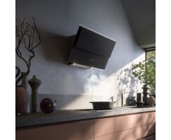 falmec Wandhaube Verso Easy, 85 cm, Schwarz 103108