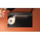 falmec Muldenlüfter Level One, 90 cm, Schwarz Glänzend, Abluft/Umluft, 103379