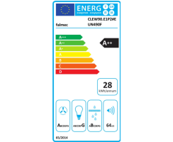 falmec Level, 90 cm, Schwarz, Abluft/Umluft, 103827