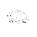 falmec Einbauhaube Built-in, 50 cm, Edelstahl 103315