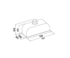 falmec Einbauhaube Built-in, 70 cm, Edelstahl 103314