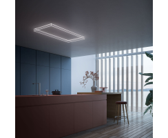 falmec Deckenlüfter Alba, 120 cm, Weiß / Glas, 102137