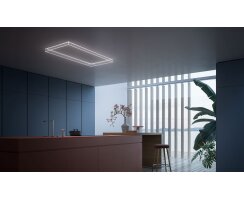 falmec Deckenlüfter Alba, 120 cm, Weiß / Glas, 102137