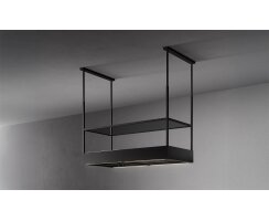 falmec Inselhaube Spazio, 130 cm, Schwarz, 102525